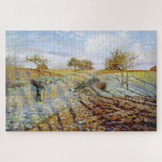 Puzzle Frost (1873) de Camille Pissarro (Horizontal)