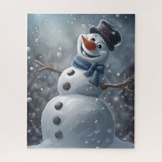 Puzzle Frosty el hombre de nieve (Vertical)