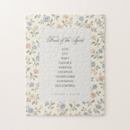 Puzzle Fruit of the Spirit Galatians 5:22–23 Bible Verse 