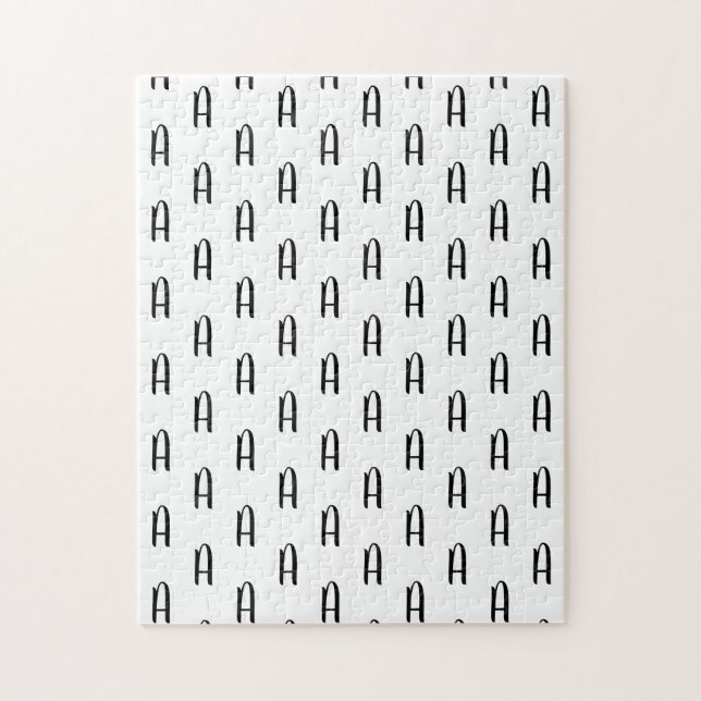 Puzzle Frustración cursiva monográfica (Vertical)