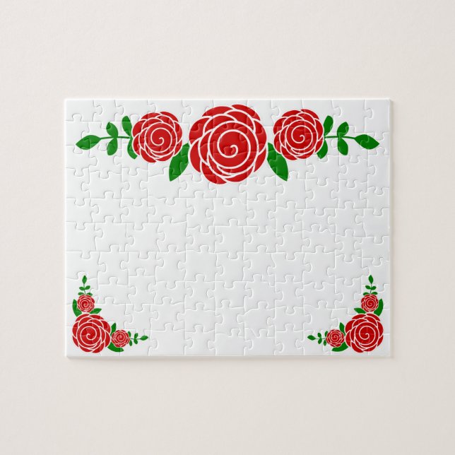 Puzzle Frustración de Red Rose Valentine (Horizontal)