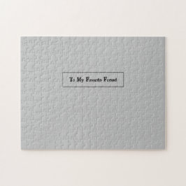 Puzzle Frustrante Para Mi Amigo Favorito