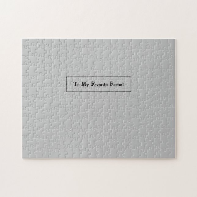 Puzzle Frustrante Para Mi Amigo Favorito (Horizontal)