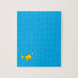 Puzzle Frustrante Pescado de oro nadando