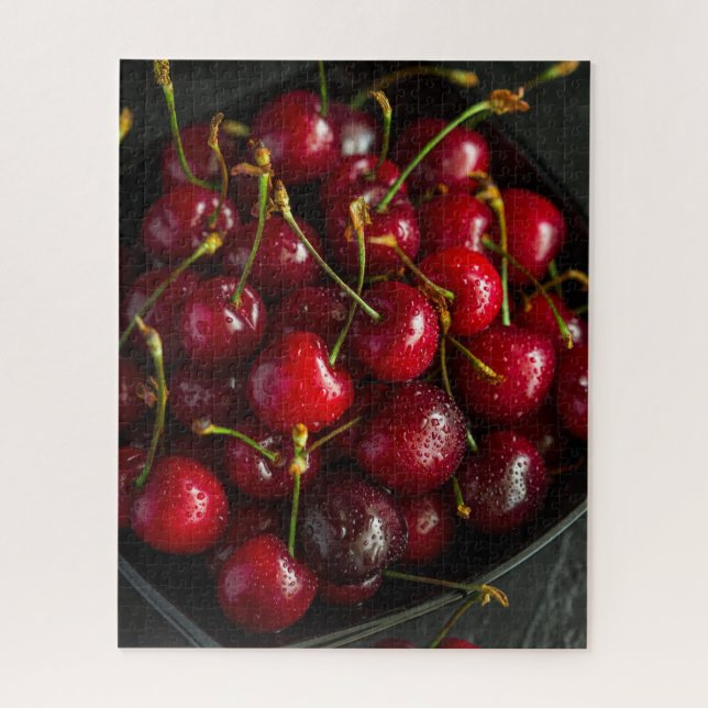 Puzzle Fruta de la comida de Berries, dulces y dulces (Vertical)