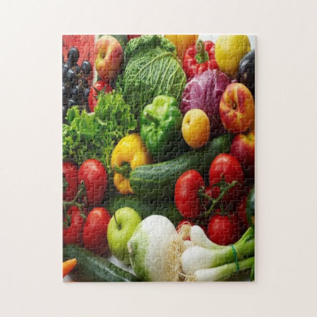 PUZZLE FRUTA Y VERDURAS (Vertical)