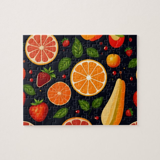 Puzzle Frutas de colores (Horizontal)