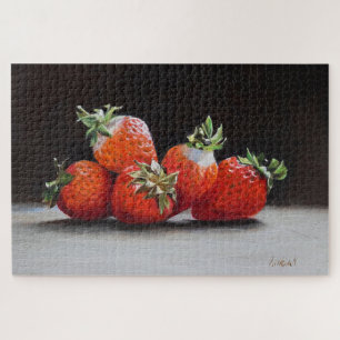 Puzzle Frutas Realistas al Óleo Bodegón Pintura