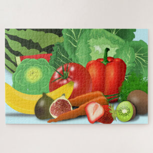 Puzzle Frutas y hortalizas -