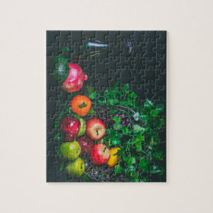 Puzzle Frutos de la vida en una canasta