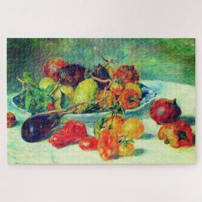 Puzzle Frutos del midi (1881) por Pierre-Auguste Renoir (Horizontal)