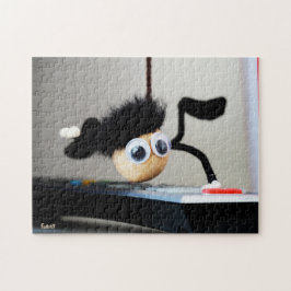 Puzzle Fubby hangend als de scene van Tom Cruise.