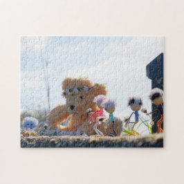 Puzzle Fubby's die madeliefjes naar een Beer brengen.