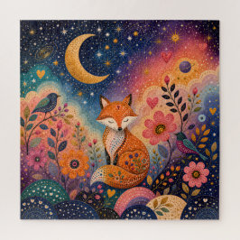Puzzle Fuchs im Sternengarten