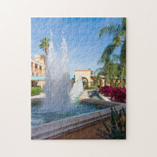 Puzzle Fuente de agua tropical