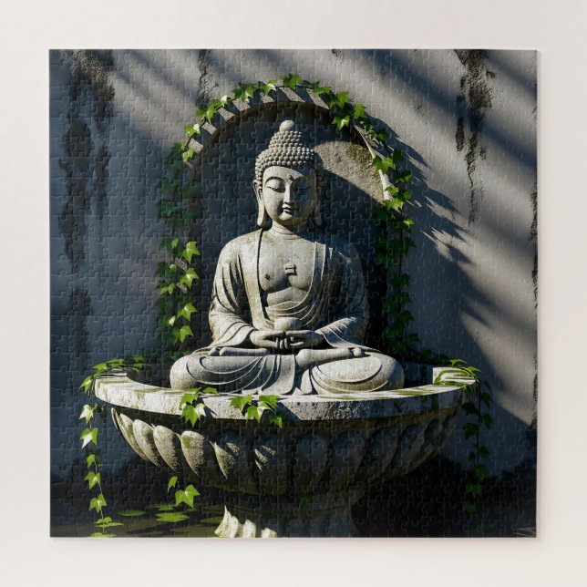 Puzzle Fuente de Buda Serene Tranquil (Vertical)