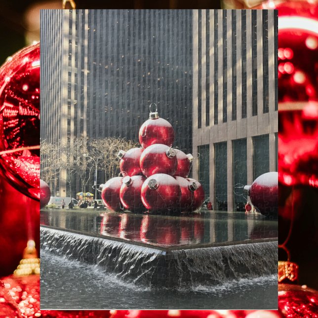 Puzzle Fuente de Nieve para Navidades de Nueva York (NYC Christmas)