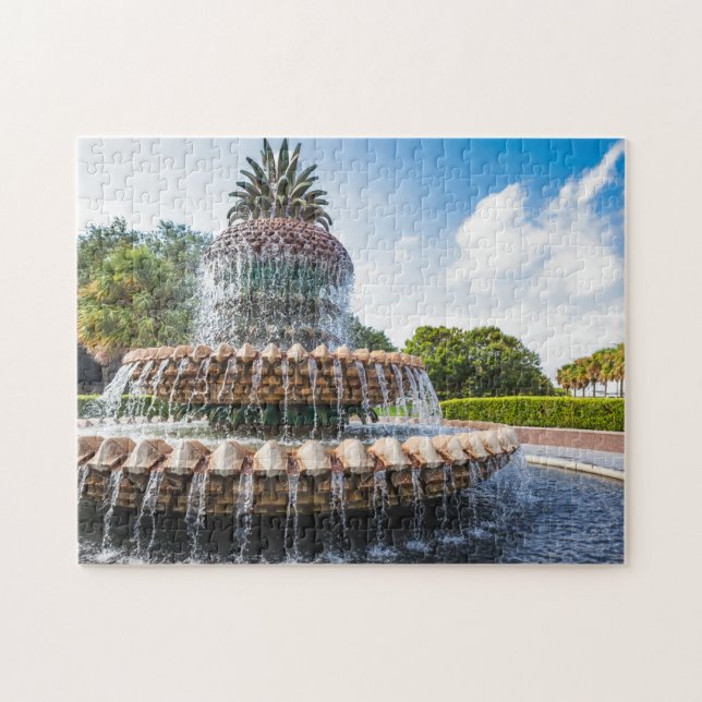 Puzzle Fuente de piña en Charleston, SC (Horizontal)