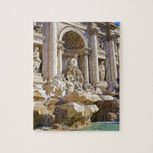 Puzzle fuente de trevi adorno de metal