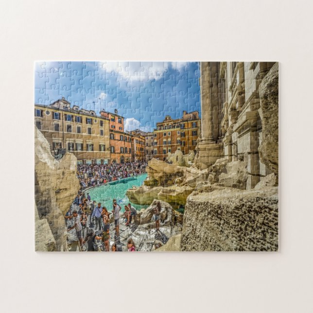 Puzzle Fuente de Trevi Roma. (Horizontal)