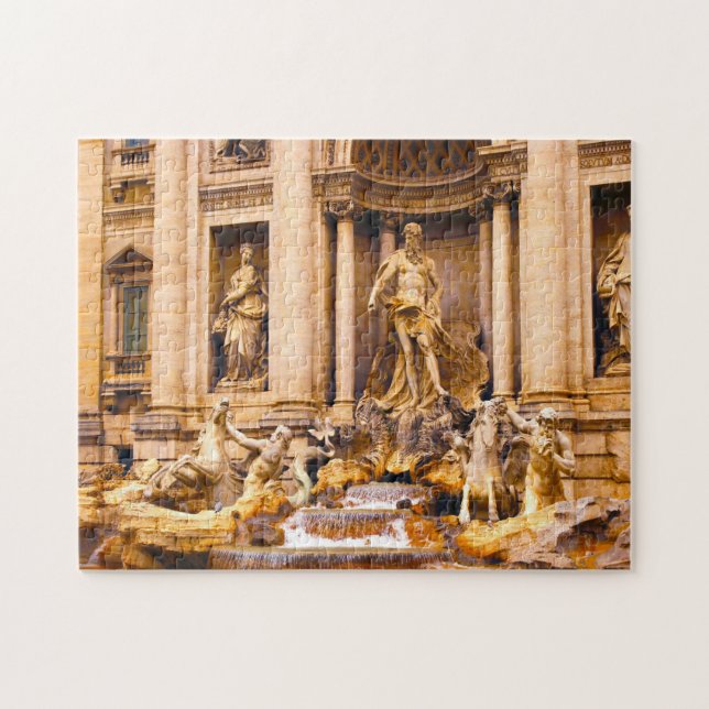 Puzzle Fuente de Trevi Roma. (Horizontal)