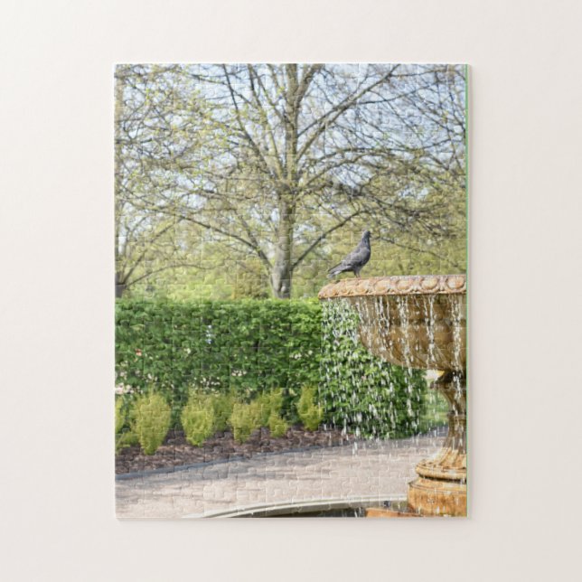 Puzzle Fuente del Parque Regent Londres Reino Unido Reino (Vertical)