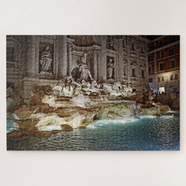 Puzzle Fuente del Trevi - Roma, Italia - 20x30 - 1014 PC (Horizontal)