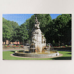 Puzzle Fuente en León, El Camino
