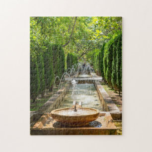Puzzle Fuente en los jardines de Almudaina - Palma de Mal