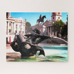 Puzzle Fuente en Trafalgar Square London