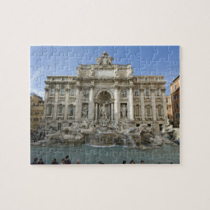 Puzzle Fuente histórica del Trevi en Roma, Italia