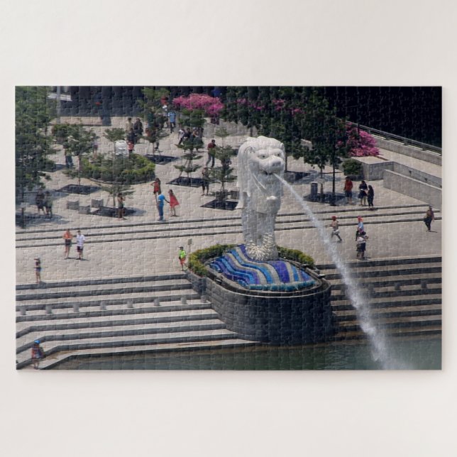 Puzzle Fuente Merlion, Singapur 2 (Horizontal)