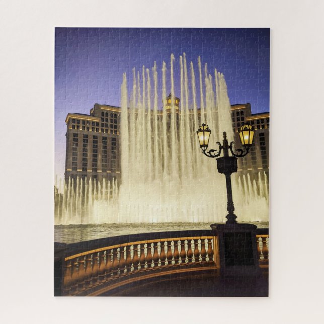 Puzzle Fuentes de agua en Las Vegas (Vertical)