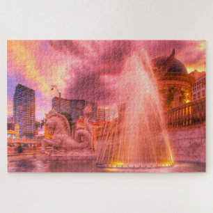Puzzle Fuentes de agua en Las Vegas