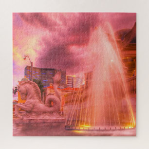 Puzzle Fuentes de agua en Las Vegas