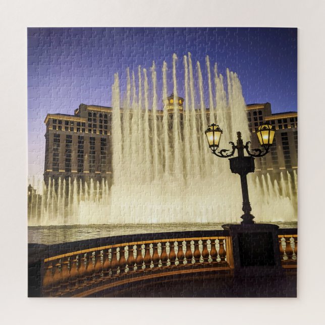 Puzzle Fuentes de agua en Las Vegas (Vertical)