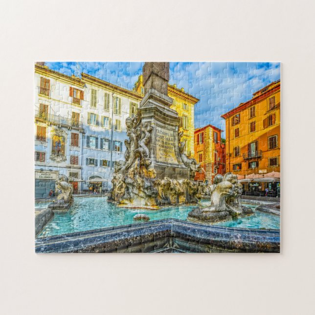 Puzzle Fuentes de Roma. (Horizontal)