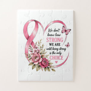 Puzzle Fuerte Elección Conciencia del Cáncer de Mama