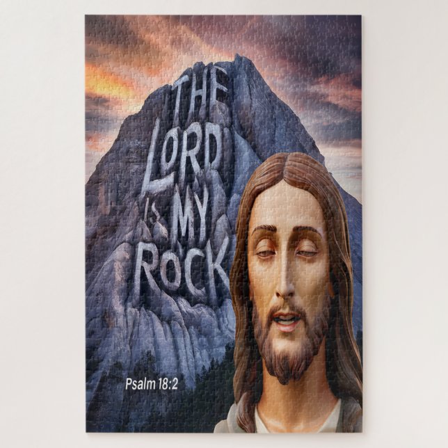 Puzzle Fuerza Divina: El Señor Es Mi Roca (Vertical)