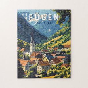 Puzzle Fugen Austria Ilustracion Viajes de arte