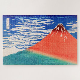 Puzzle Fuji rojo | Hokusai |