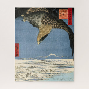 Puzzle Fukagawa Susaki y Jumantsubo por Hiroshige