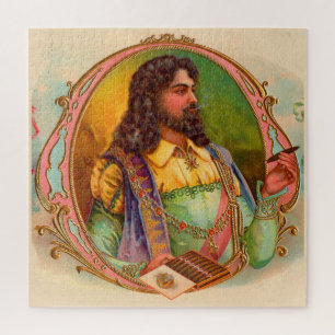 Puzzle fumador de puros del siglo XVI