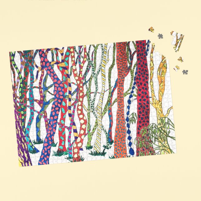 Puzzle Fun Challenging Whimsical Colorful Crazy Forest  (Subido por el creador)