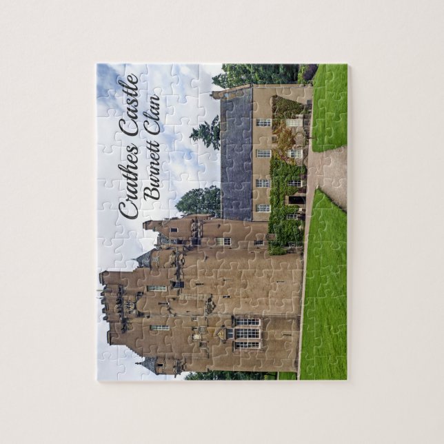 Puzzle Fun Crathes Castle Scottish Burnett Clan Landscape (Vertical)
