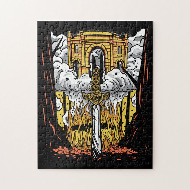 Puzzle Funeral de Viking (Vertical)