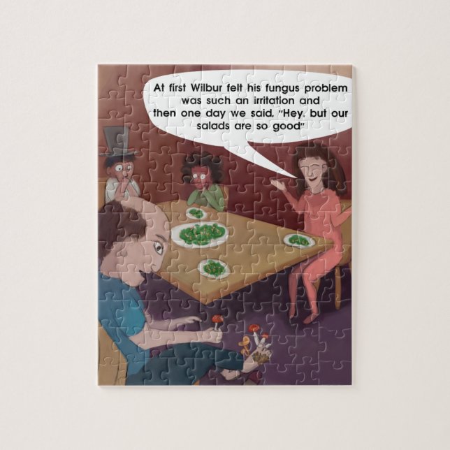 Puzzle FunGuy ToedStools Para Cenar Graciosamente (Vertical)