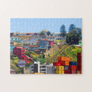 Puzzle funicular colorido