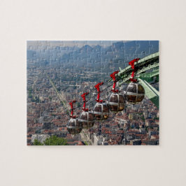 Puzzle Funicular sobre Grenoble, Francia