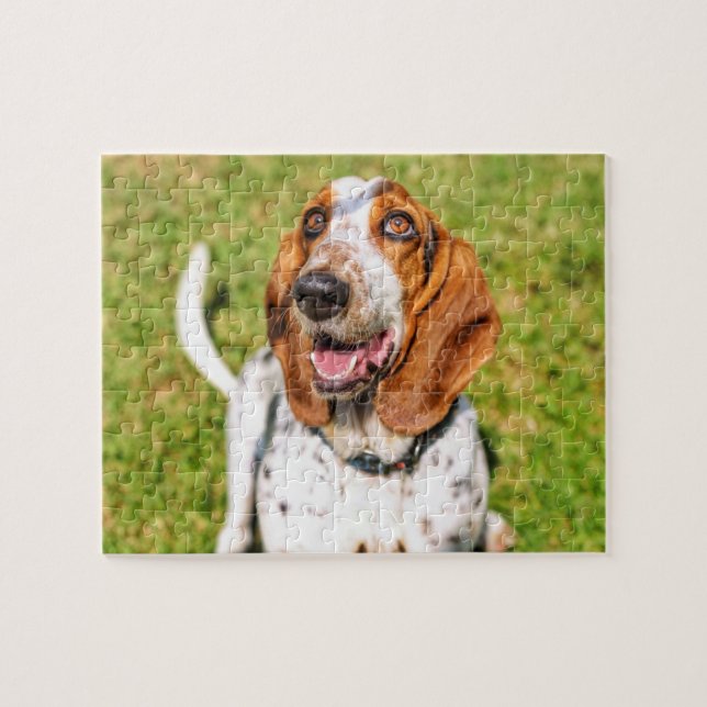 Puzzle Funky Dog Basset Hound (Horizontal)